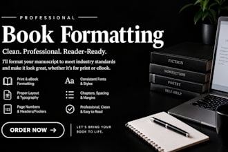 professionally format your manuscript for publishing