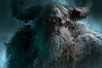 fantasy horror and fantasy horror character art