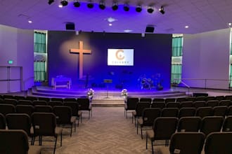 create custom architectural 3d church interior design with ligthing materials