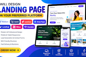 design weblium carrd launchaco swipe pages landingi mixo durable landing page