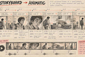 create timed storyboard animatics