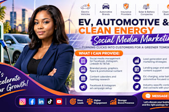 electric car vehicle website auto insurance solar battery ev chargers SMM leads