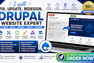 fix drupal issues update redesign design modules themes migrate drupal website