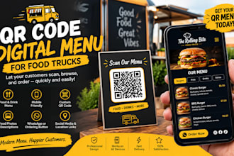 a qr code digital menu for your food truck