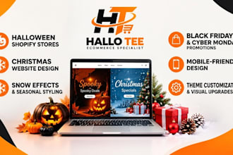 design halloween website christmas snow effects store halloween shopify website