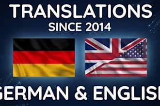 translate english to german and german to english