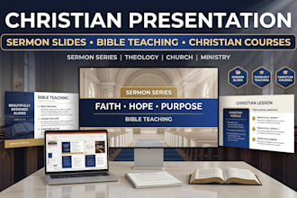 create christian presentations, sermon slides, theology lessons and courses