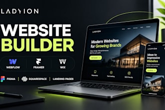 do webflow figma weebly framer wix squarespace blog landing page website design