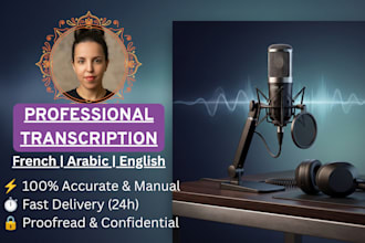 transcribe audio or video accurately