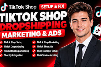 setup tiktok shop fix tiktok dropshipping tiktok shop marketing tiktok shop ads