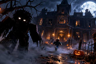 create a custom roblox halloween horror game