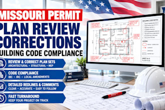 provide missouri building code review and plan review corrections