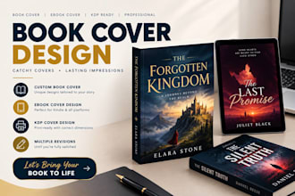design book cover, ebook cover design, kdp book cover design, ebook design