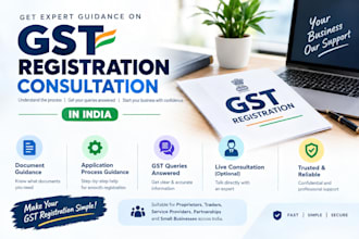 consult you for gst registration in india