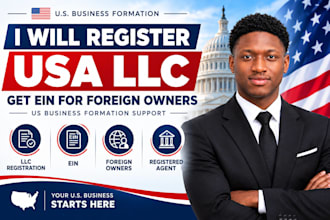 register USA llc and get ein for foreign owners
