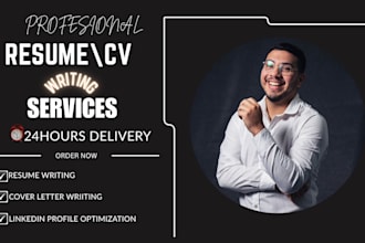write a professional applicant tracking system resume and linkedin optimization