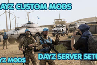 setup custom dayz server with mods traders loot system base building script