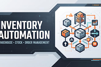 build inventory, warehouse and stock management automation systems