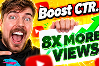 design youtube thumbnails and instagram or tiktok covers