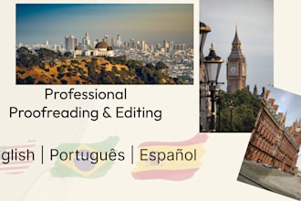proofread and edit your english and portuguese texts