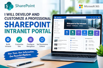 develop a professional sharepoint intranet portal