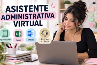 seré tu asistente administrativo virtual de confianza