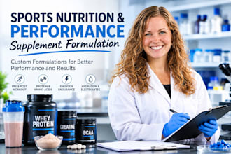 formulate sports nutrition and performance supplements