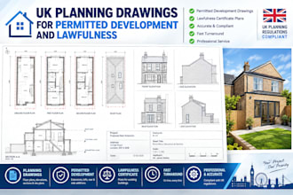 uk planning drawings for permitted development and lawfulness