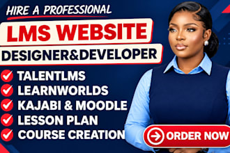 setup or customize moodle, talentlms, tutor pro wordpress lms, learnworlds lms