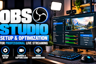setup and optimize obs studio for professional live streaming