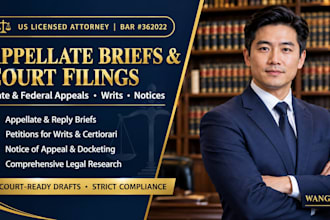 draft an extraordinary writ petition or certiorari for US courts