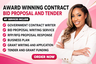 write bid proposal, response to rfp, winning government contract proposals, rfq