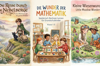 kinderbuch illustration, cartoon aquarell storybook art