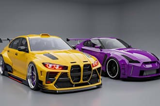 create custom fivem car models, widebody kits and body kits