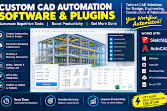 develop custom cad automation software and plugins