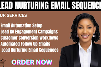 do lead nurturing email sequence setup automated follow up customer conversion