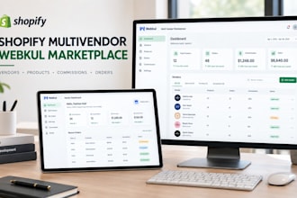 build shopify multivendor marketplace with webkul seller vendor dashboard setup
