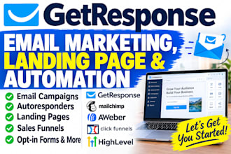 design getresponse landing page sales page squeeze page lead capture page