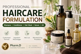 formulate your haircare product professionally
