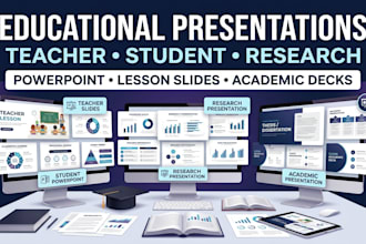 create educational teacher student research powerpoint presentations slides