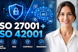 assess iso 27001 and iso 42001 compliance and audit readiness