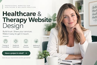 build therapy counselling healthcare dentist telehealth website wellness