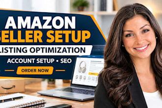 setup amazon individual seller central and listing optimization