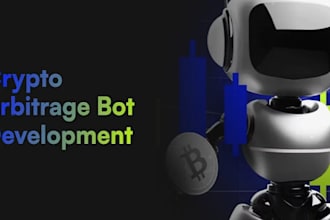 develop crypto arbitrage bot, volume bot, dex arbitrage bot on sol and eth