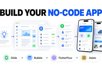 build glide bubble adalo or flutterflow no code app adalo booking app