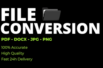 do file coversion, merge, and edit files fast