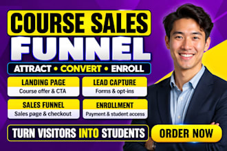 build your online course sales funnel for student enrollment