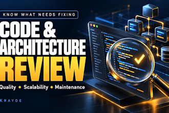 review your code and software architecture
