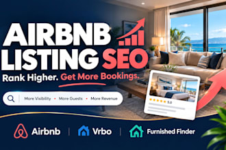 optimize airbnb, vrbo and furnished finder listing SEO to boost bookings