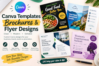 design canva templates canva brochure flyer design canva